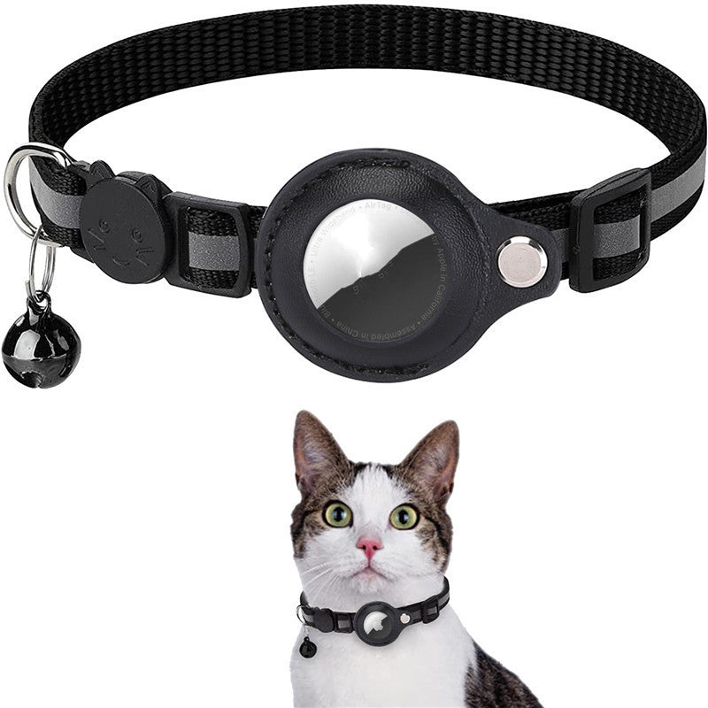 Reflektörlü Su Geçirmez AirTag Kılıfı Köpek-Kedi Tasması