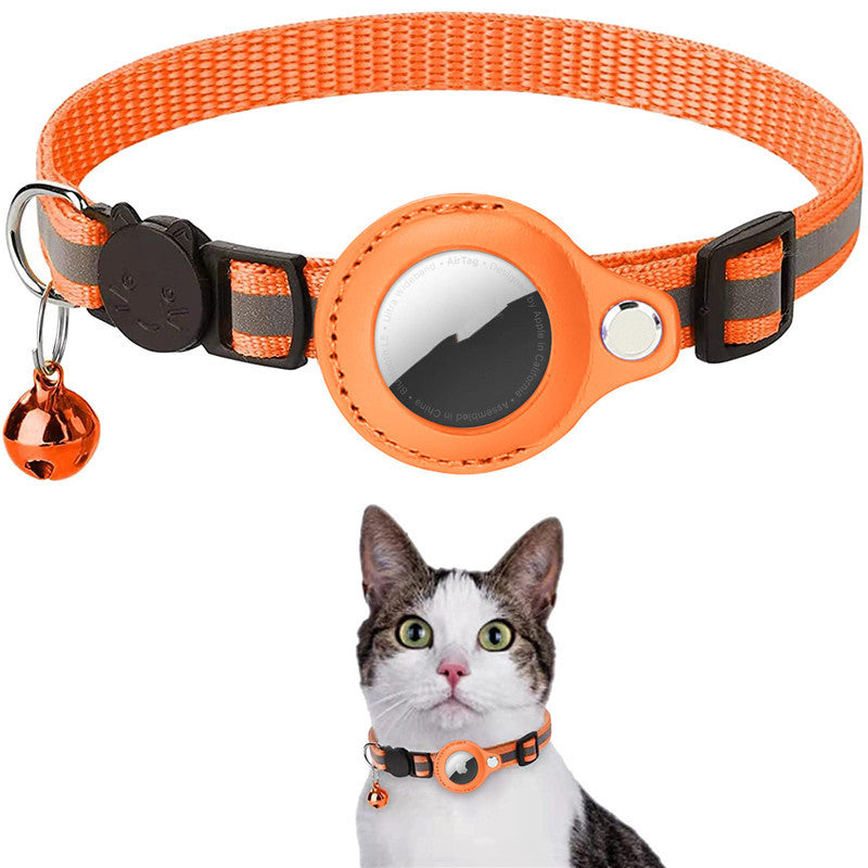 Reflektörlü Su Geçirmez AirTag Kılıfı Köpek-Kedi Tasması