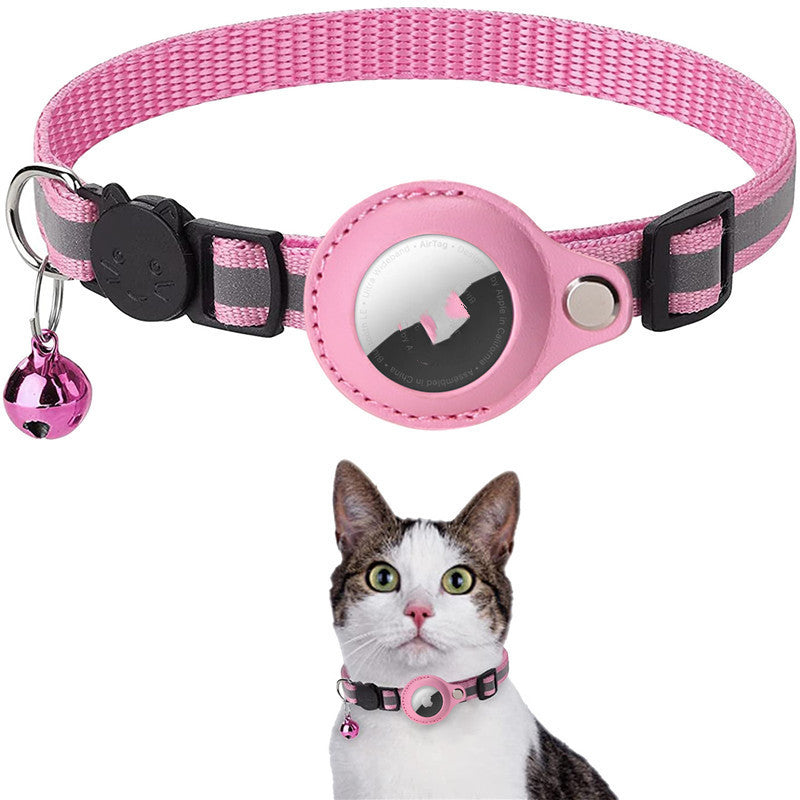 Reflektörlü Su Geçirmez AirTag Kılıfı Köpek-Kedi Tasması