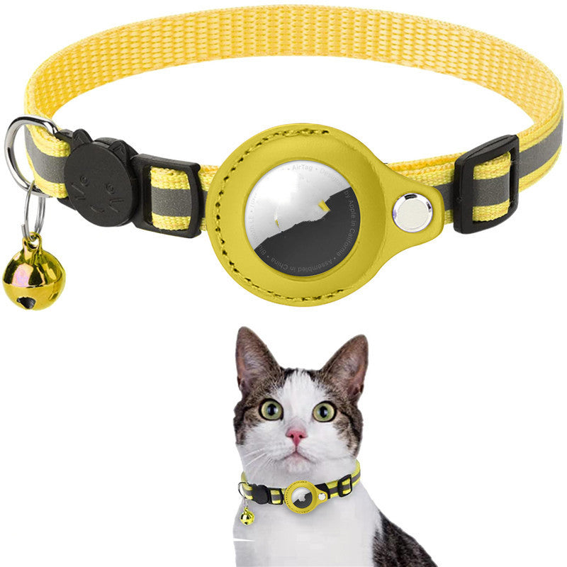 Reflektörlü Su Geçirmez AirTag Kılıfı Köpek-Kedi Tasması
