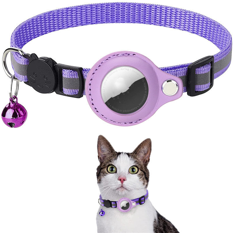 Reflektörlü Su Geçirmez AirTag Kılıfı Köpek-Kedi Tasması